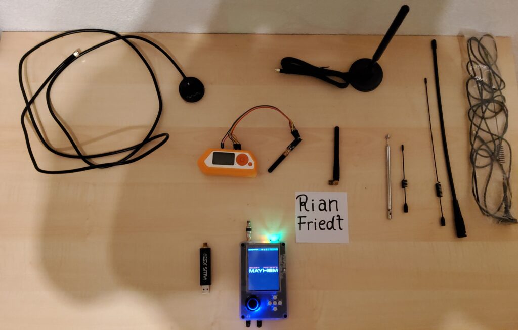 Radio Frequency (RF) hacking gear